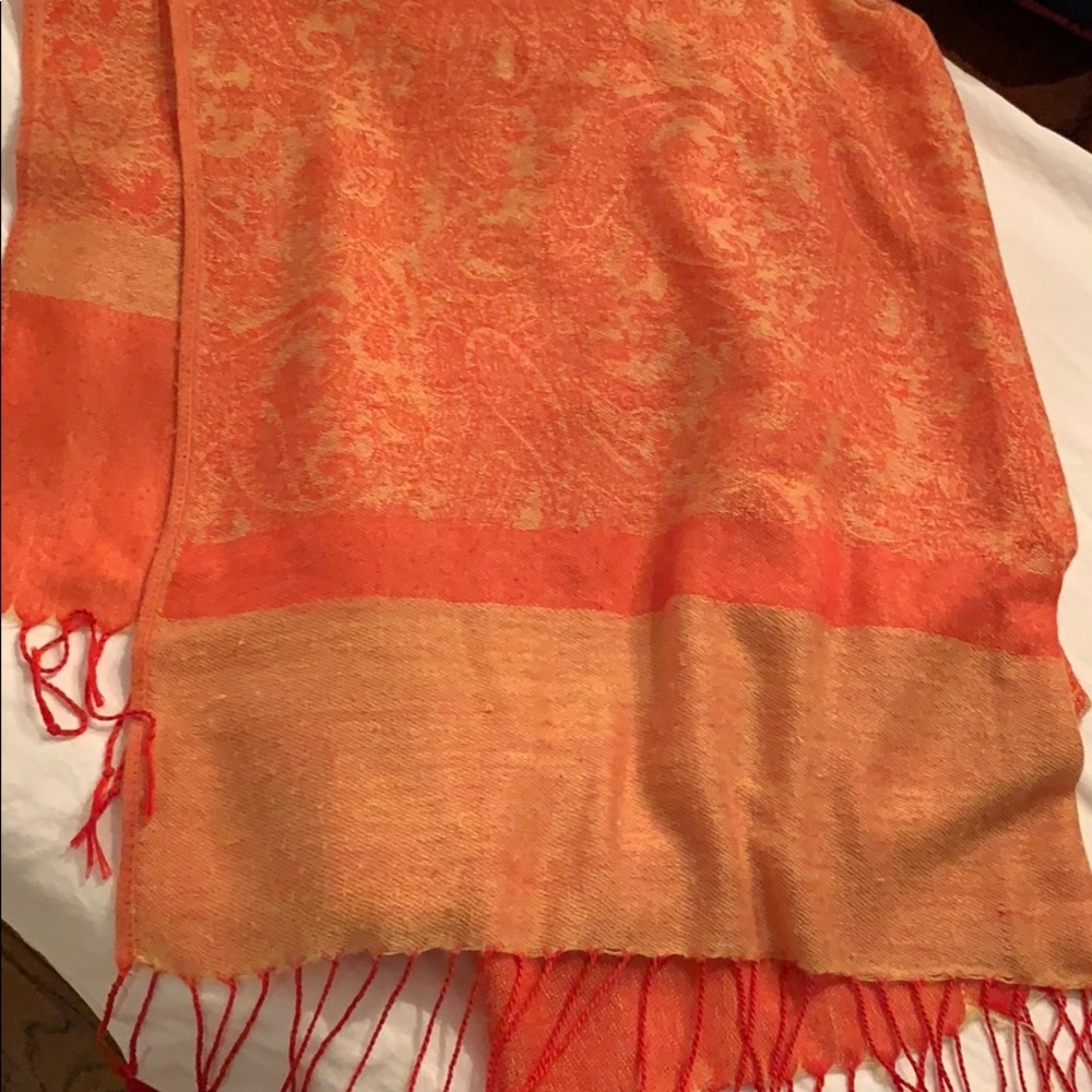 Orange scarf